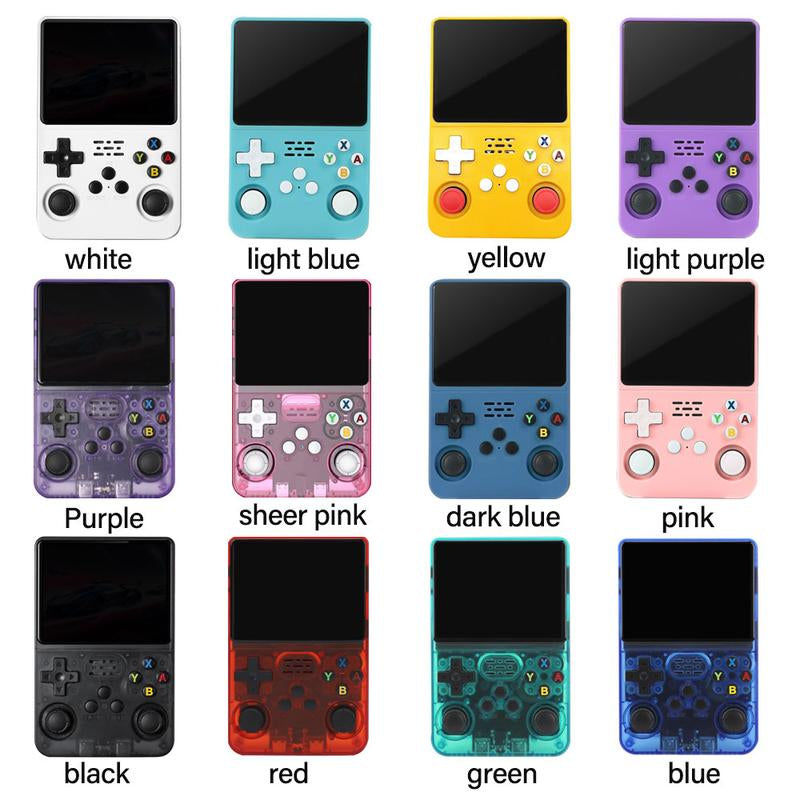 WUDS R36S Handheld Game Console – 3.5" IPS Screen Linux System with 16000+ Classic Games, 32GB+64GB TF Card, Portable for Christmas, Thanksgiving, Holiday Gift