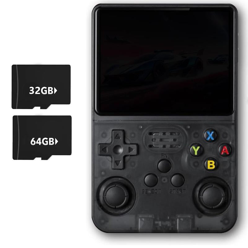 WUDS R36S Handheld Game Console – 3.5" IPS Screen Linux System with 16000+ Classic Games, 32GB+64GB TF Card, Portable for Christmas, Thanksgiving, Holiday Gift