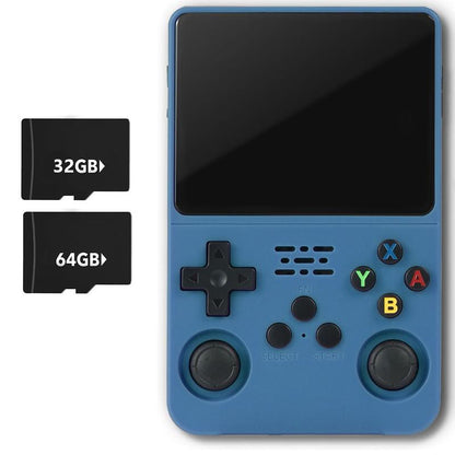 WUDS R36S Handheld Game Console – 3.5" IPS Screen Linux System with 16000+ Classic Games, 32GB+64GB TF Card, Portable for Christmas, Thanksgiving, Holiday Gift