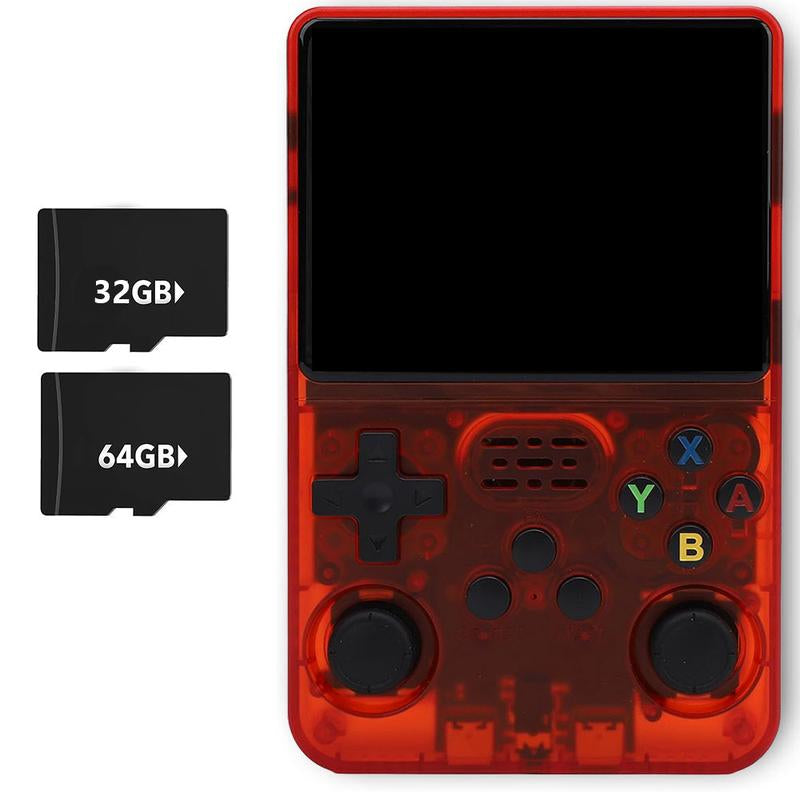 WUDS R36S Handheld Game Console – 3.5" IPS Screen Linux System with 16000+ Classic Games, 32GB+64GB TF Card, Portable for Christmas, Thanksgiving, Holiday Gift