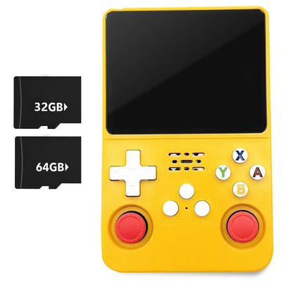 WUDS R36S Handheld Game Console – 3.5" IPS Screen Linux System with 16000+ Classic Games, 32GB+64GB TF Card, Portable for Christmas, Thanksgiving, Holiday Gift