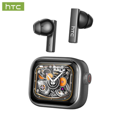 [Buy One Get Two Free]Htc NE40 Wireless Earphones Bluetooth 6.0, LED Display High Fidelity, TWS Earbuds, Mini Bluetooth Speaker, for Beach, Shower, 4-In-1 USB-C, Compatible USB-A, Type-C, Lightning, an Excellent Gift Choice for Christmas and New Year