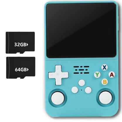 WUDS R36S Handheld Game Console – 3.5" IPS Screen Linux System with 16000+ Classic Games, 32GB+64GB TF Card, Portable for Christmas, Thanksgiving, Holiday Gift