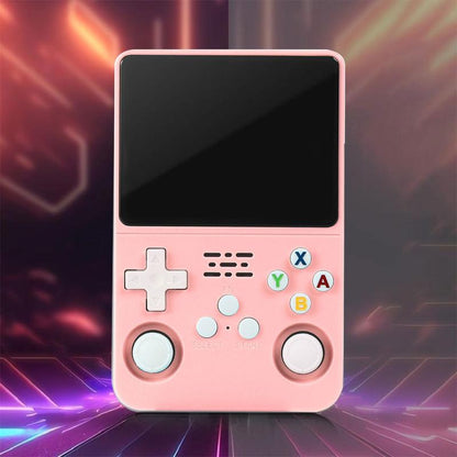 R36S Retro Video Handheld Game Console Linux System 3.5 in IPS Screen Built in 3000Mah Battery 32G+64G TF Card Preinstalled Gamess for Christmas, Thanksgiving, Holiday Gift