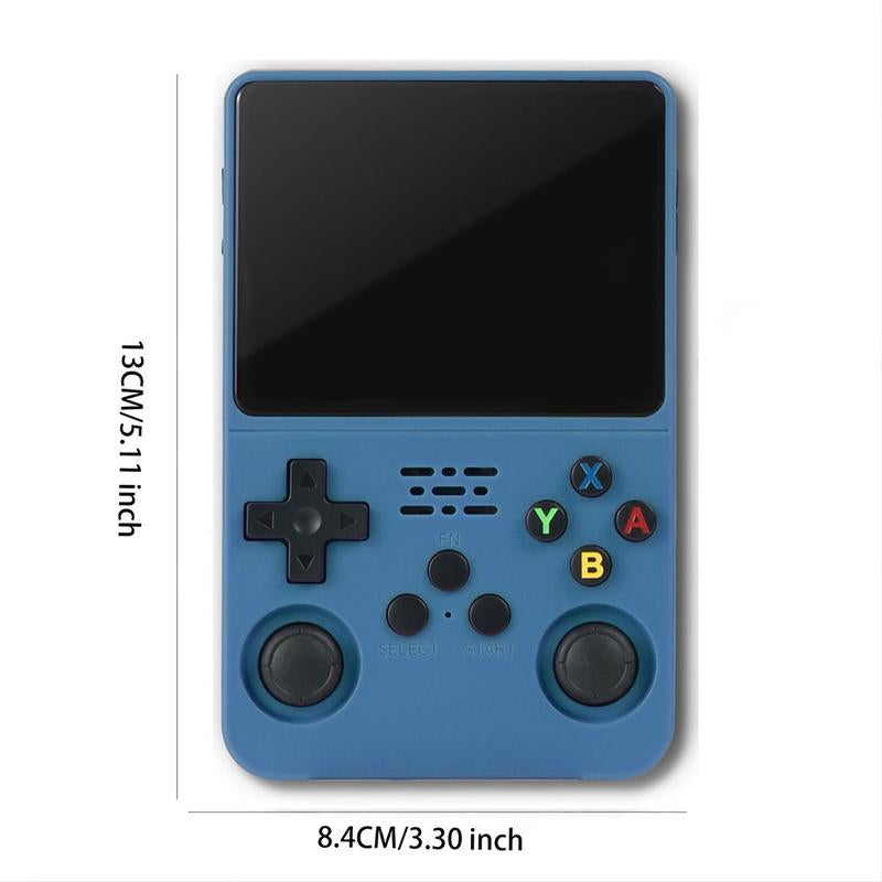 R36S Retro Video Handheld Game Console Linux System 3.5 in IPS Screen Built in 3000Mah Battery 32G+64G TF Card Preinstalled Gamess for Christmas, Thanksgiving, Holiday Gift