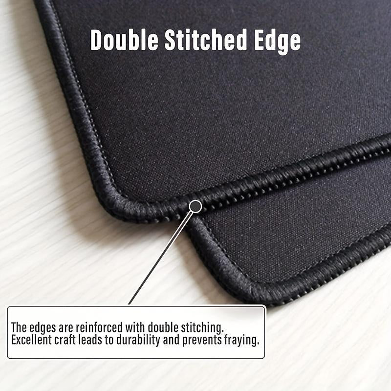 Line Pattern Cozy Gaming Mouse Pad, Large Size Mouse & Keyboard Mat with Stitched Edge, Non-Slip Desk Mat for Home Office, Non Slip Mousepad