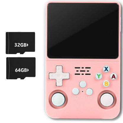 WUDS R36S Handheld Game Console – 3.5" IPS Screen Linux System with 16000+ Classic Games, 32GB+64GB TF Card, Portable for Christmas, Thanksgiving, Holiday Gift