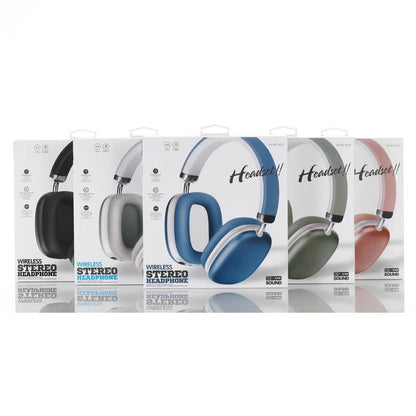 Wireless Bluetooth-Compatible Headphone, Over-Ear Noise Cancelling Headphone with Microphone, Universal Flexible Headset for Mobile Phone, Tablet & Laptop, Wireless Chargeable Headphones